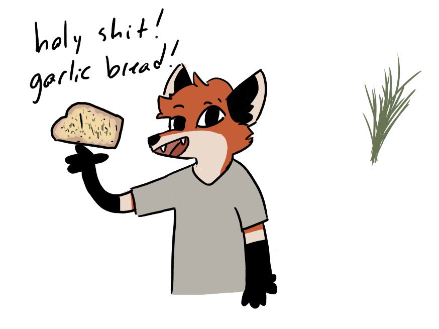 holy shit garlic bread